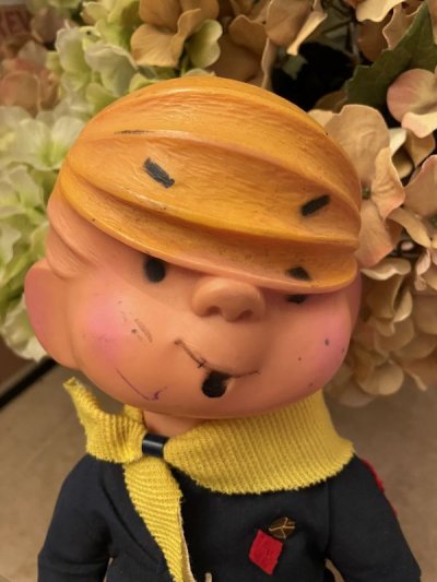 画像1: Dennis the Menace Rubber doll 60s /  わんぱくデニス　大きめラバードール　ボーイスカウト