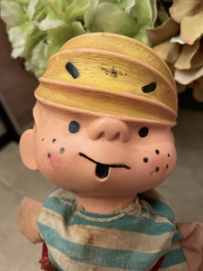 画像1: Dennis the Menace hand puppet / わんぱくデニスのハンドパペット/赤のオーバーオール(B)