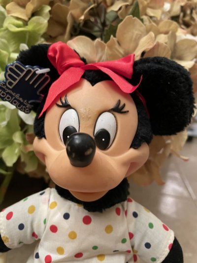 画像1: Disney Minnie Mouse  Applause Plush Doll 1982 / ディズニー　ミニーマウス　フェイスラバー　ドール