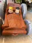 画像3: Hanna Barbera Flintstones Plastic Pull 2 Side Car 1976 / フリントストーン　プラスチック製　2サイドカー (3)