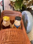 画像2: Hanna Barbera Flintstones Plastic Pull 2 Side Car 1976 / フリントストーン　プラスチック製　2サイドカー (2)