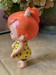 画像2: Hanna Barbera Flintstones Pebbles Rubber Figure  Doll / フリントストーン　ペブルス　ラバードール (2)