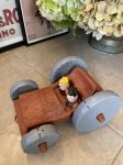 画像5: Hanna Barbera Flintstones Plastic Pull 2 Side Car 1976 / フリントストーン　プラスチック製　2サイドカー (5)