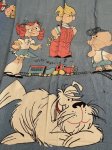 画像3: Dennis the Menace fabric Bed Cover blanket  / わんぱくデニスの布製　ベッドカバー　ブランケット (3)