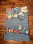 画像1: Dennis the Menace fabric Bed Cover blanket  / わんぱくデニスの布製　ベッドカバー　ブランケット (1)