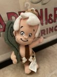 画像1: Hanna Barbera Flintstones Bamm Bamm  Bean Doll With Tag 1999 / フリントストーンズ　タグ付きバンバン　ビーンズドール　 (1)