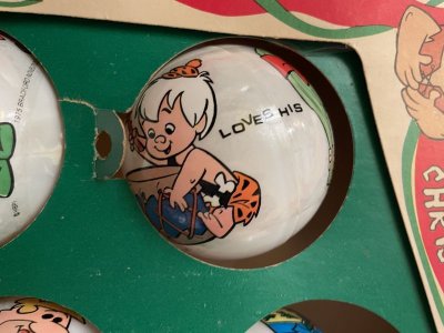 画像1: Hanna Barbera Flintstones ornaments with box /  フリントストーンズの箱入りオーナメント