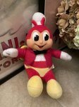 画像1: Jollibee Bag Plush Doll / ジョリビーのバッグにもなるぬいぐるみ　 (1)