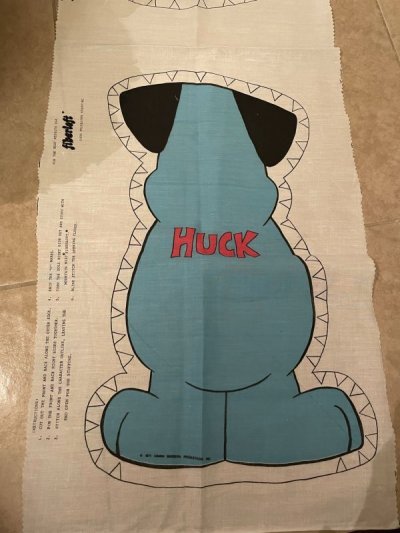 画像2:  Huckleberry Hound fabric pillow doll kit / ハックルベリーハウンド　ハンナバーベラ　ピロードール　生地　キット