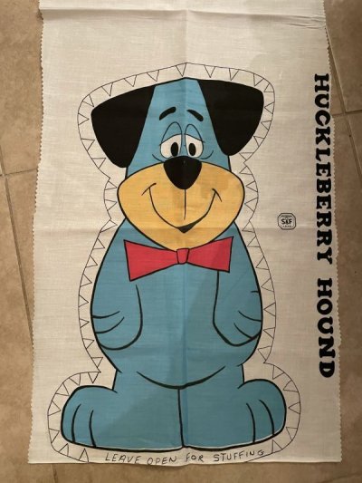 画像1:  Huckleberry Hound fabric pillow doll kit / ハックルベリーハウンド　ハンナバーベラ　ピロードール　生地　キット