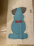 画像5:  Huckleberry Hound fabric pillow doll kit / ハックルベリーハウンド　ハンナバーベラ　ピロードール　生地　キット (5)