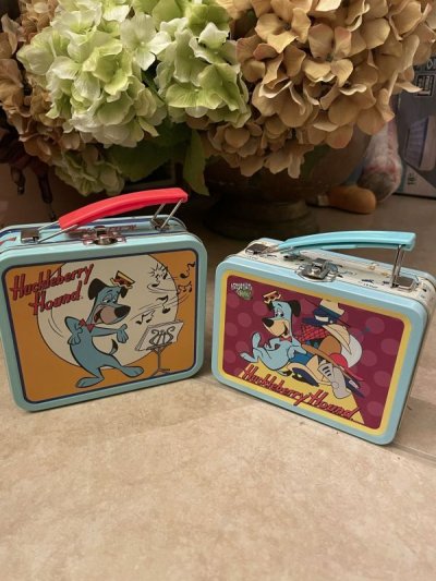 画像3: Hanna Barbera Huckleberry Hound Mini Tin Yellow Lunch Box(B)  / ハックルベリーハウンド　イエロー ティン製　ミニ　ランチボックス缶