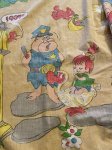 画像4: Hanna Barbera Flintstones Yellow Bed Spread Fabric Sheets / ハンナバーベラ、フリントストーンズのベッドカバー (4)