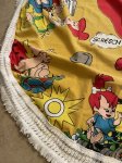 画像6: Hanna Barbera Flintstones Yellow Bed Spread Fabric Sheets / ハンナバーベラ、フリントストーンズのベッドカバー (6)