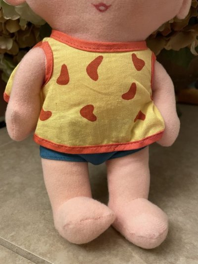 画像2: Hanna Barbera Flintstones knickerbocker Pebbles Fabric Doll  1972 / フリントストーン　ペブルス　ニッカーボッカー　布　ドール