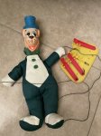 画像1: Hanna Barbera  Hucklebrry Houned knickerbocker Rubber Face Puppet 60‘s / ハックルベリーハウンド　ニッカーボッカー社　マリオネット　操り人形 (1)