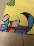 画像3: Hanna Barbera Huckleberry Hound  Flat Sheet  Yellow / ハンナバーベラ　レア！！　ハックルベリーハウンド　フラットシーツ (3)