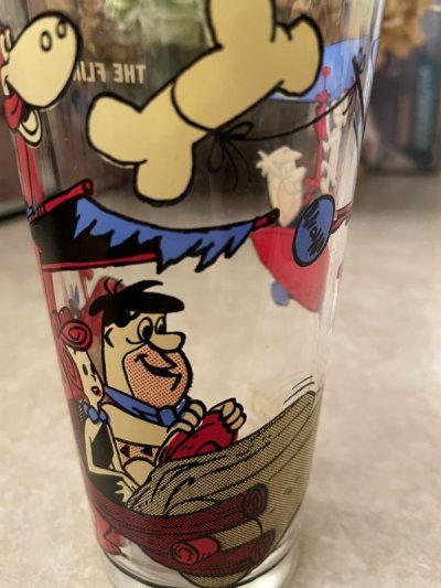 画像2: Hanna Barbera Flintstones Pepsi Family  Glass (C) / レア！！ フリントストーンズ、ファミリーグラス