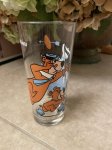 画像1: Hanna Barbera Yogi Bear & Huckleberry Hound Pepsi Glass 1977 / レア！！ ハンナ・バーベラのヨギベア & ハックルベリーハウンド　ペプシ グラス (1)