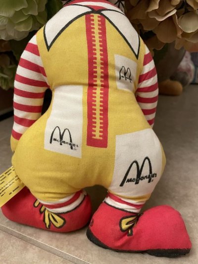 画像2: McDonald’s Ronald Pillow Doll  / マクドナルドのロナルド、ピロードール