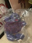 画像2: McDonald’s Grimace Bean Doll With Bag 1996  /  マクドナルドの袋入りグリマス, ビーンズドール (2)