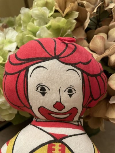 画像1: McDonald’s Ronald Pillow Doll  / マクドナルドのロナルド、ピロードール