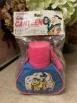 画像1: Hanna Barbera Flintstones  Canteen 1991  /  フリントストーン、袋入り水筒 (1)