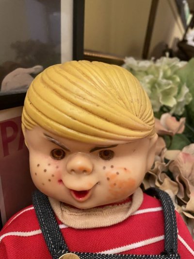 画像1: Dennis the Menace Rubber doll 50‘s /  わんぱくデニス　ラバーフェイス　ドール　