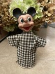 画像1: Disney Mickey Mouse   Rubber Face hand puppet / ディズニー　ミッキーマウス　ラバーフェイス　ハンドパペット　 (1)