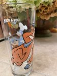 画像3: Hanna Barbera Yogi Bear & Huckleberry Hound Pepsi Glass 1977 / レア！！ ハンナ・バーベラのヨギベア & ハックルベリーハウンド　ペプシ グラス (3)