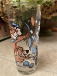 画像4: Hanna Barbera Yogi Bear & Huckleberry Hound Pepsi Glass 1977 / レア！！ ハンナ・バーベラのヨギベア & ハックルベリーハウンド　ペプシ グラス (4)