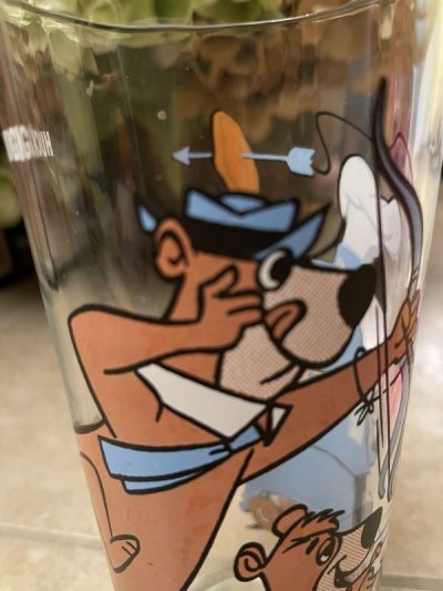 画像2: Hanna Barbera Yogi Bear & Huckleberry Hound Pepsi Glass 1977 / レア！！ ハンナ・バーベラのヨギベア & ハックルベリーハウンド　ペプシ グラス