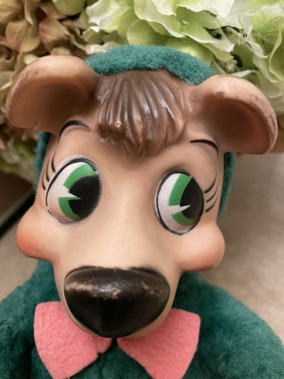 画像1: Yogi Bear Knickerbocker Rubber Face Boo Boo Doll 1959  / ヨギベア　ニッカーボッカー　ラバーフェイス　ブーブー　ぬいぐるみ　