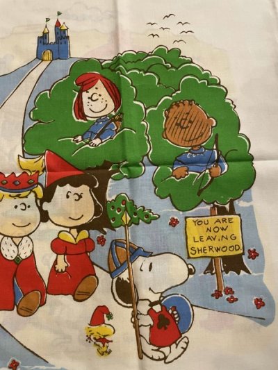 画像1:  Soopy fabric Western Pillow Case / スヌーピー　ピローケース　生地　ウエスターン　枕カバー