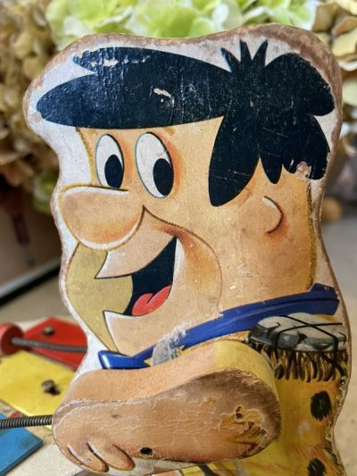 画像1: Flintstones Fred Fisher Price Wooden Doll 1962 / フリントストーンズ、フレッドの木製　フィッシャープライス　ドール