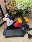 画像2: Disney Mickey Mouse black telephone with Doll / ディズニーのミッキーマウス　黒電話　ドール　 (2)