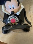 画像7: Disney Mickey Mouse black telephone with Doll / ディズニーのミッキーマウス　黒電話　ドール　 (7)