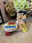 画像3: Flintstones Fred Fisher Price Wooden Doll 1962 / フリントストーンズ、フレッドの木製　フィッシャープライス　ドール (3)