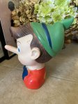 画像2: Disney Pinocchio  Vinyl Face doll  / ディズニーのピノキオ プラスチック製　フェイス　ドール (2)