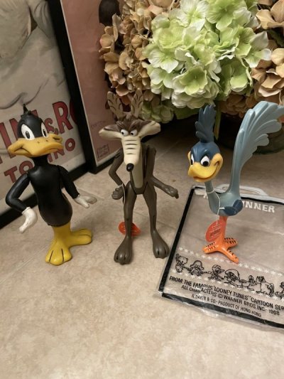 画像3:  Looney Tunes Wile E Coyote DAKIN Figure Doll 1968 / ルーニーチューンズ　タグ付き　ワイリーコヨーテ　フィギュア　ドール