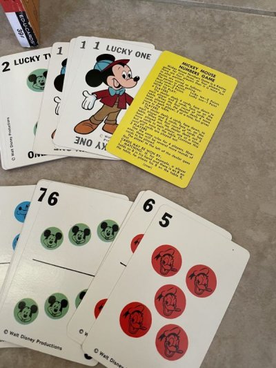 画像2: Mickey Mouse Card Game / ディズニー、ミッキーマウス　箱入りカードゲーム　60-70年代