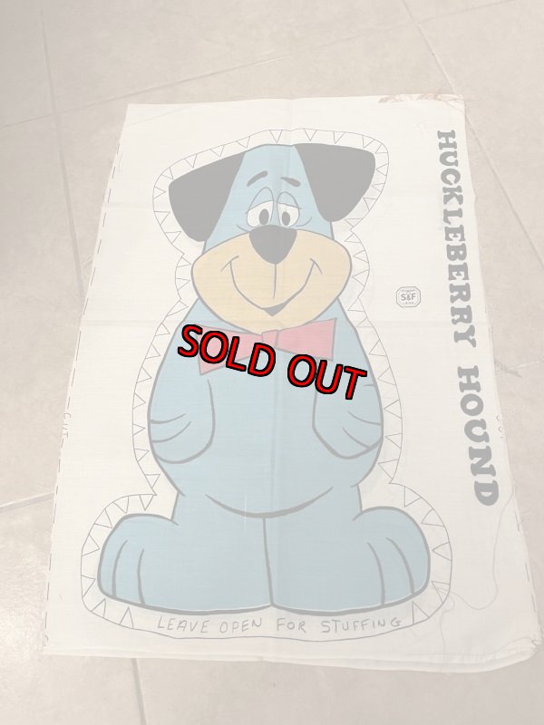 画像1:  Huckleberry Hound fabric pillow doll kit / ハックルベリーハウンド　ハンナバーベラ　ピロードール　生地　キット (1)