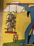 画像3: Hanna Barbera Huckleberry Hound  Pillow Case  Yellow / ハンナバーベラ　レア！！　ハックルベリーハウンド　ピローケース　枕カバー (3)