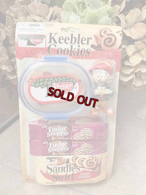 画像1:  Keebler Cookies  Play Food Sandies Swirl Set  Boley 2004 / キーブラー ブリスター入りプレイフードセット　サンディズ (1)