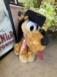 画像3: Disney Pluto Grad 83 Nite Plush Stuffed Doll With Tag  / ディズニー　プルート　1983年　卒業パーティーのぬいぐるみ (3)