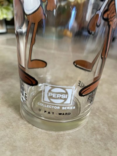 画像2: Bullwinkle Pepsi Collector Series Glass / ロッキー＆ブルウィンクル　ペプシ　グラス