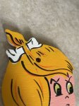 画像6: Flintstones Pebbles wooden wall Deco   / フリントストーン　ペブルス　木製　壁掛け　ハンドメイド (6)