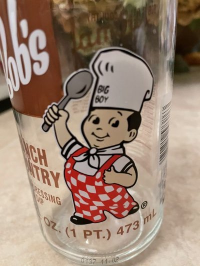 画像1: Bob’s Big Boy Dressing Glass Bottle   / ビッグボーイ　ドレッシング　ガラスボトル