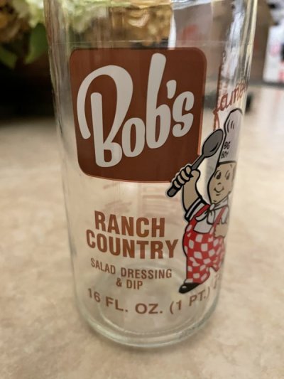 画像2: Bob’s Big Boy Dressing Glass Bottle   / ビッグボーイ　ドレッシング　ガラスボトル