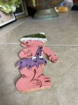 画像5: Flintstones Bamm Bamm wooden wall Deco   / フリントストーン　バンバン　木製　壁掛け　ハンドメイド (5)